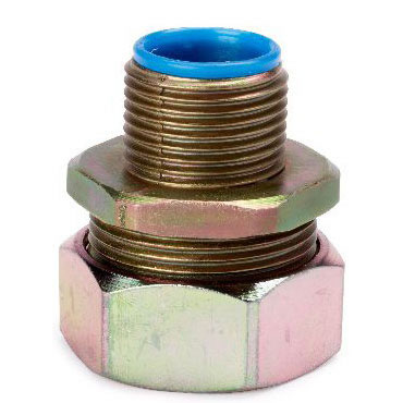 Steel Straight Connector Male Thread