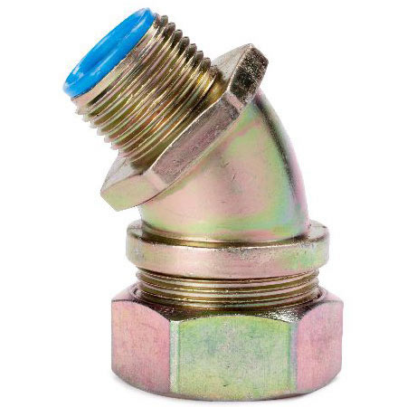 Zinc Diecast 45 Degree Connector Fitting